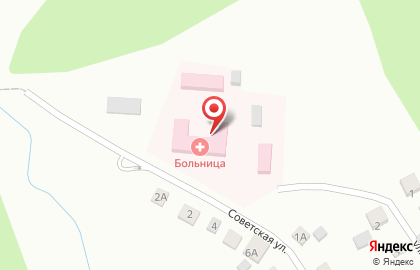 Участковая больница Предгорная районная больница на Советской улице на карте