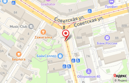 Магазин газового оборудования и систем отопления, ИП Бухтеев Ю.Е. на Оборонной улице на карте