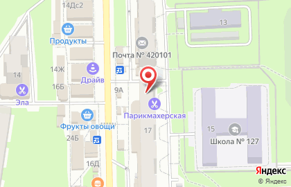 Сгомонь на улице Хусаина Мавлютова на карте