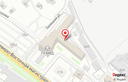 Управление организации дознания, ГУ МВД России по Самарской области на карте