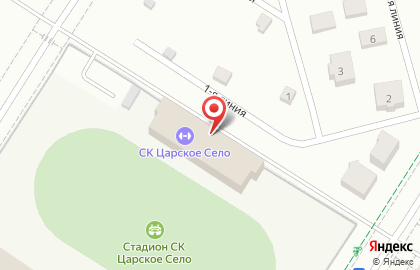Центр физической культуры, спорта и здоровья Царское Село в Пушкине на карте