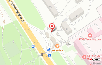 ЗАО Банкомат, МКБ Москомприватбанк на Судогодском шоссе на карте