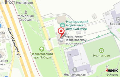 Участковый пункт полиции с. Незнамово на карте