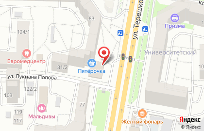 Ферма Вишневская в Центральном районе на карте