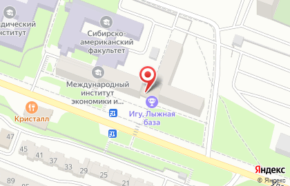 Общежитие в Иркутске на карте