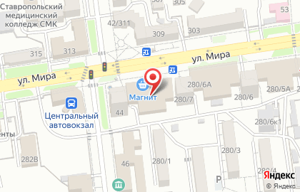 Гастроном Океан на улице Мира на карте