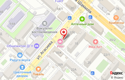 Шахматная школа Джакаева на проспекте Имама Шамиля на карте