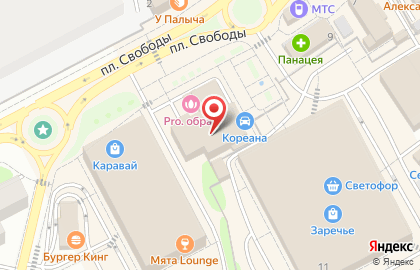 Алкомаркет Винлаб на площади Свободы на карте