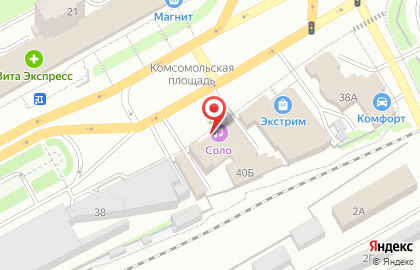 Лаундж-бар Малибу на карте