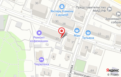 Аптека социальная в Калининграде на карте