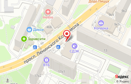 Магазин овощей и фруктов в Москве на карте