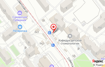 Киоск по продаже колбасных изделий Балычок на Советской улице на карте