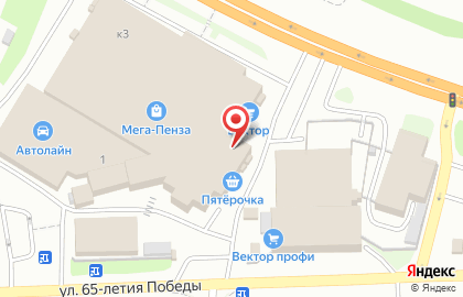 Магазин Миг в Железнодорожном районе на карте