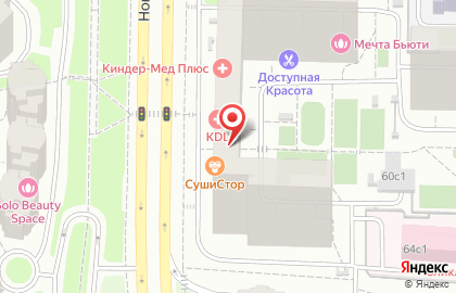 Суши-бар СушиСтор на Молодёжной улице в Химках на карте