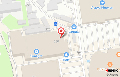 Гипермаркет мебели и товаров для дома Hoff на Новороссийской улице на карте