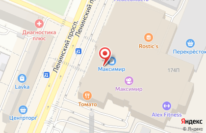Гипермаркет Карусель на Ленинском проспекте на карте