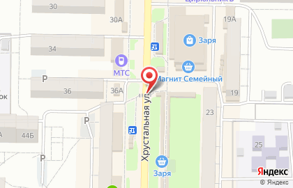 Киоск по продаже фруктов и овощей в Железнодорожном районе на карте