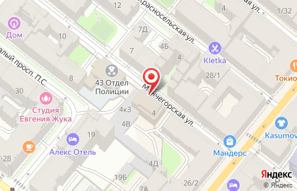 Отдел вневедомственной охраны по Петроградскому району г. Санкт-Петербурга на карте