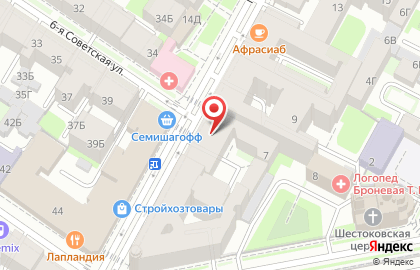 Искатель на Мытнинской улице на карте