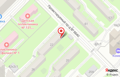 Общественный пункт охраны порядка Западного административного округа на проспекте Вернадского, 22 на карте