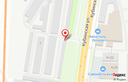 Гаражный кооператив №6 в Московском районе на карте