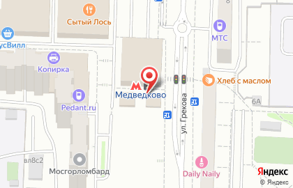 Булочная в Москве на карте
