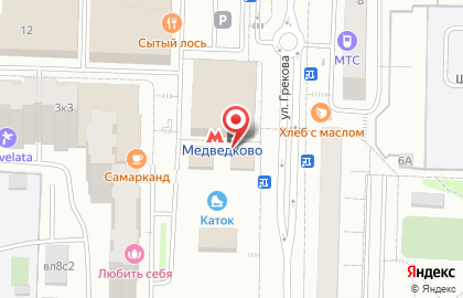 Булочная в Москве на карте