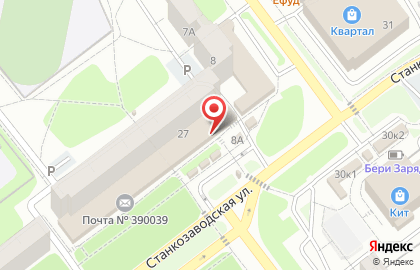 Магазин товаров для дома Уют на Станкозаводской улице на карте