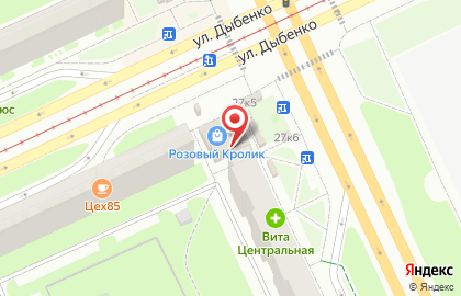 Кофейня Hochu Coffee на метро Улица Дыбенко на карте