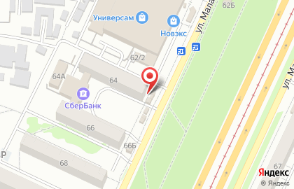 Киоск по продаже колбасных изделий в Ленинском районе на карте