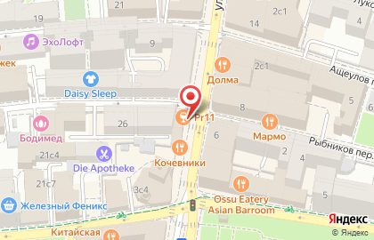 Секс-шоп Точка Любви на Сретенском бульваре на карте