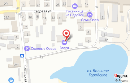 Гостиница Волга в Соль-Илецке на карте