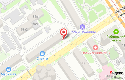 Сервис-центр Печати5 в Железнодорожном районе на карте