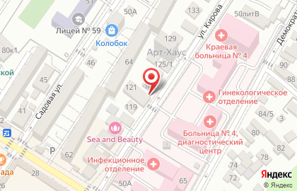 Косметологический кабинет в Адлерском районе на карте