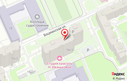 Семейная парикмахерская на ул. Кораблестроителей, 16 к3 на карте