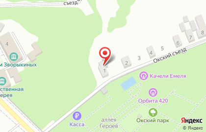Парк культуры и отдыха им. Ленина в Муроме на карте