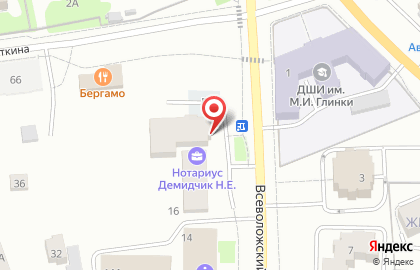 Нотариус Демидчик Е.в. на карте