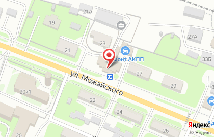 Магазин у дома Бристоль на улице Можайского на карте