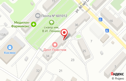 Магазин цветов во Владимире на карте