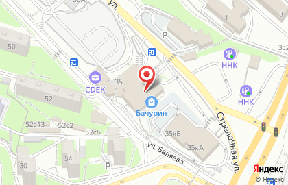 Сеть магазинов ювелирных изделий Ларец в Первореченском районе на карте