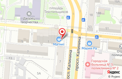 Фирменный салон-магазин Триколор ТВ в Октябрьском районе на карте