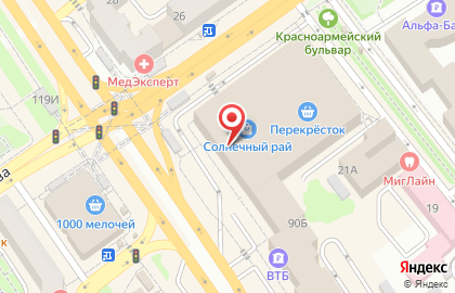 Магазин парфюмерии и косметики Л`Этуаль на улице 20-летия Октября на карте