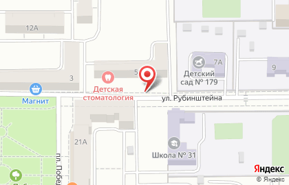 Детская больница №3 в Магнитогорске на карте