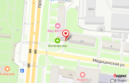 Ювелирный салон Гранд на проспекте Гагарина на карте