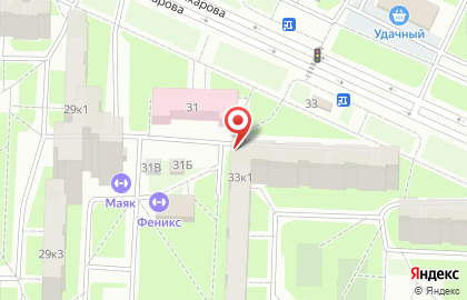 Шаверма Просто Вася на улице Маршала Захарова на карте
