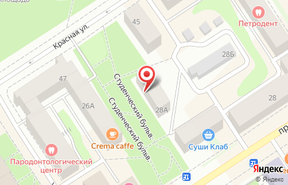 Стоматологический центр Триодент на проспекте Ленина на карте
