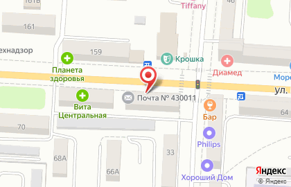Аптека Апрель в Саранске на карте