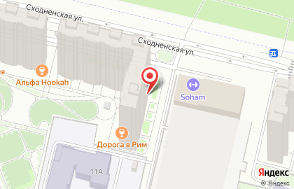 Кулинария Гранат на Сходненской улице на карте
