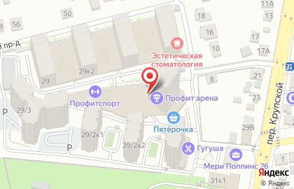 Служба доставки Cdek в переулке Крупской на карте