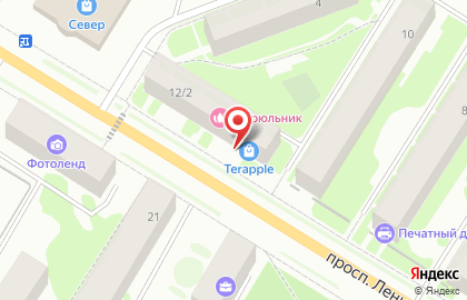 Салон связи Мобила на проспекте Ленина на карте